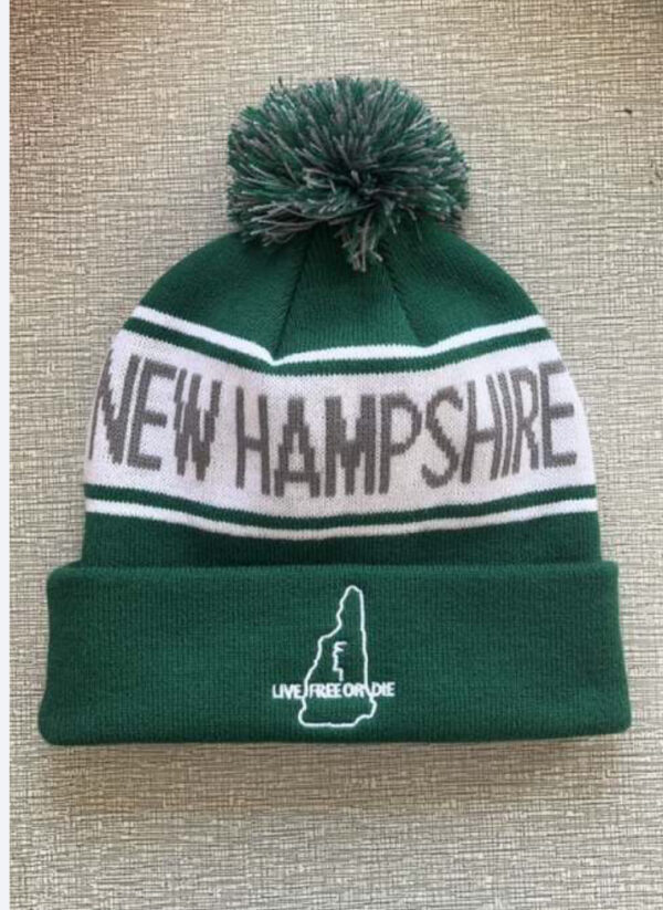 Ne wHampshire green winter hat