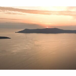 Sunset on Firostofani SANTORINI 24 x 60 copy scaled