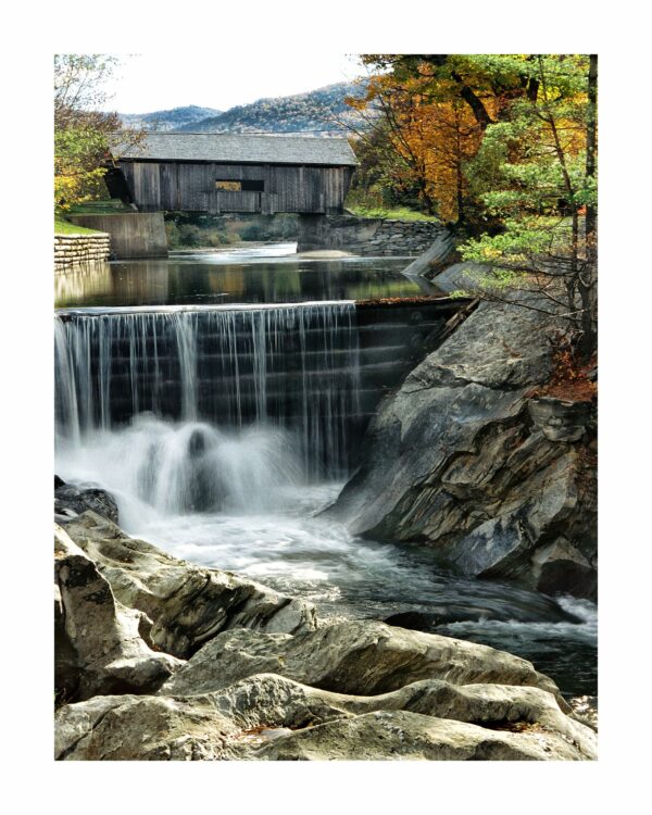 Vermont Woddstock Covered Bridge copy scaled