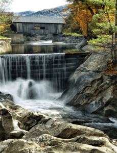 Vermont Woodstock Covered Bridge