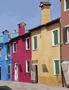 Burano, Blue, Red, Yellow
