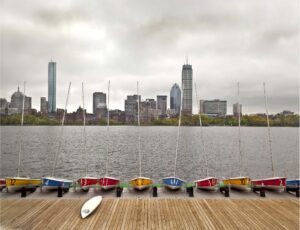 Boats at Rest on the Charles