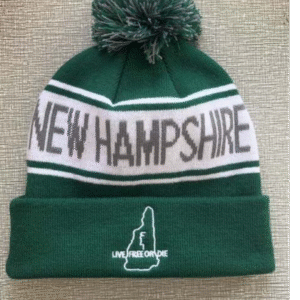 New Hampshire Green Winter Hat