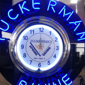 Tuckerman Ravine Neon Clock