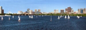 Zakim Bridge Boston Panoramic Photo Print
