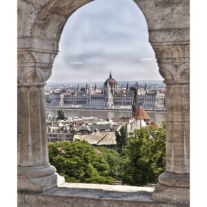 Budapest Architecture Through The Window
