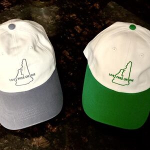 New Hampshire embroidered baseball hats