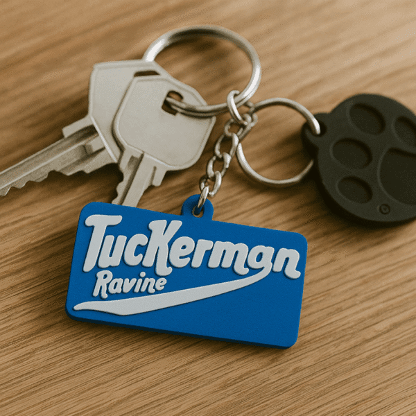 Classic Tuckerman Ravine Logo Keychain