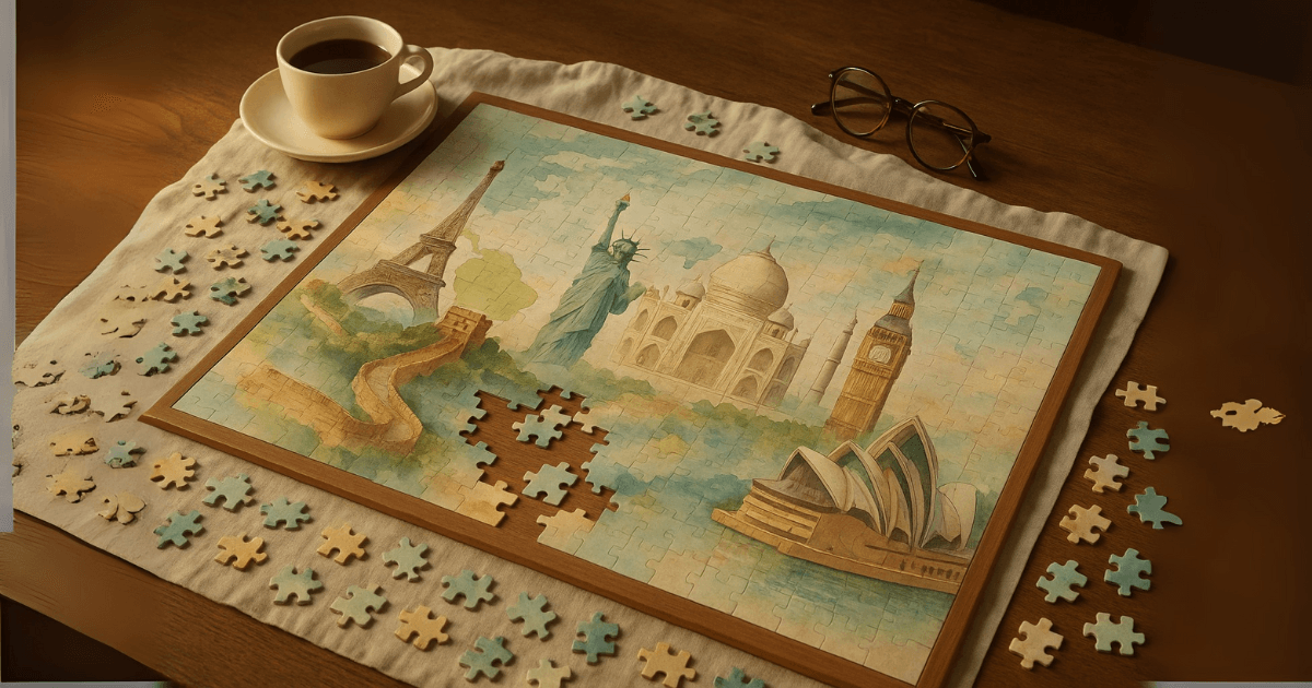 Global Landmarks Challenge’ – 1,000-Piece Puzzle