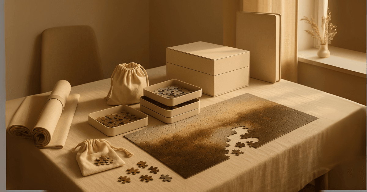 Puzzle Storage Solutions for Large Puzzles