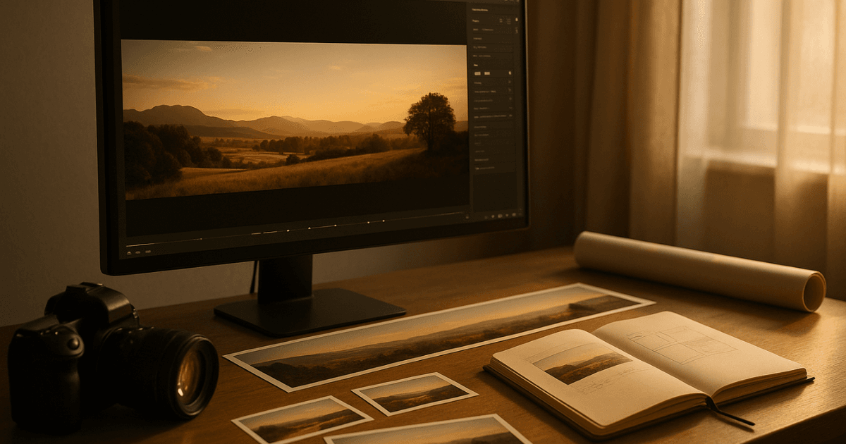 Photo Editing for Panoramic Effect